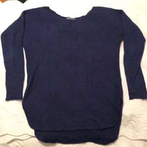 Vince navy scoop neck sweater